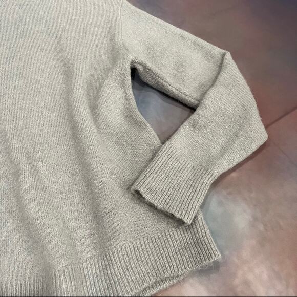 Magaschoni Wool Blend Hoodie Sweatshirt Size M in Light Gray - Picture 5 of 6